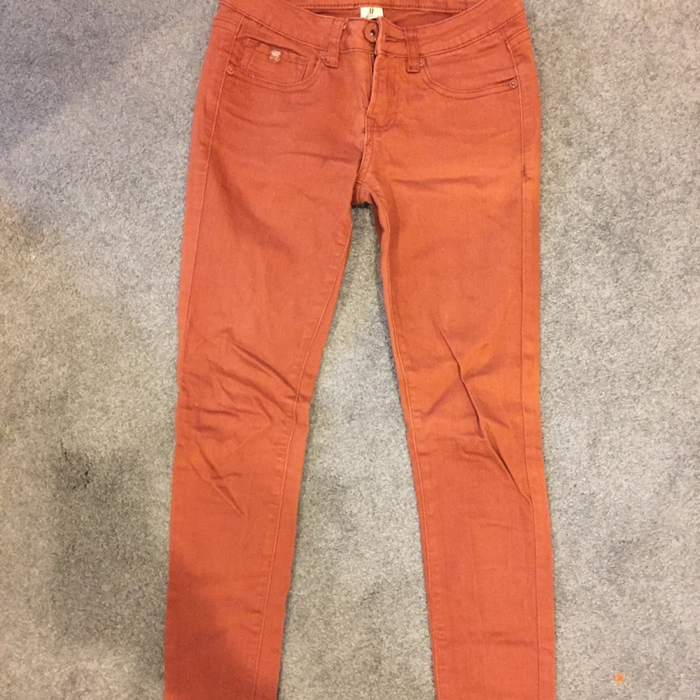 C’esttoi Rust Skinny Jeans